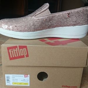 Fitflop Superskate Nude, size 6